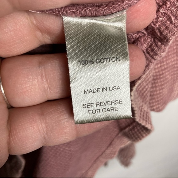 BKE acid wash waffle Knit top size small - Picture 6 of 9